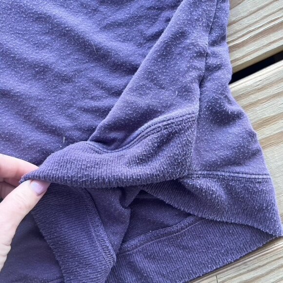 Athleta Mindset Sweatshirt Dark Sky Violet Purple Small - Picture 8 of 8